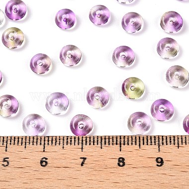 Spray Painted Transparent Glass Seed Beads(SEED-T007-05G)-4