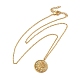 Crystal Rhinestone Heart Dangle Hoop Earring & Tree Pendant Nacklace(SJEW-P002-06G)-4