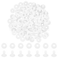 40 Sets Plastic Doll Joints, with Washers, DIY Crafts Stuffed Toy Teddy Bear Accessories, White, 17x14.5mm(DOLL-HY0001-02A)