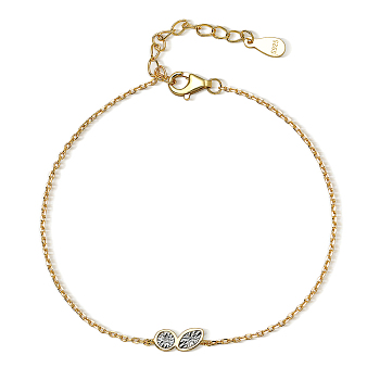 Simple Geometric Teardrop Bracelets, 925 Sterling Silver Bracelets for Women, Fashionable and Unique