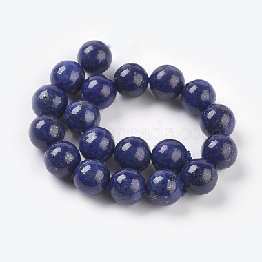 Natural Lapis Lazuli Beads Strands(X-G-G087-10mm)-2