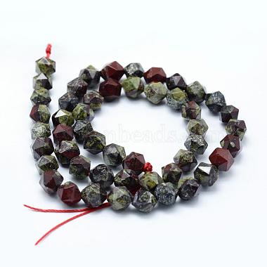 Natural Dragon Blood Beads Strands(G-F523-49-6mm)-2