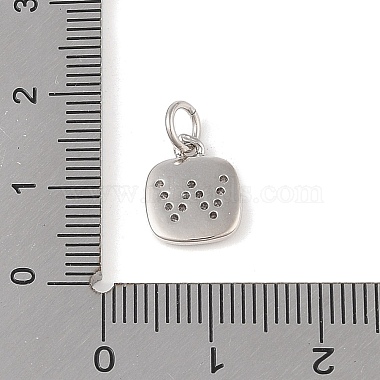 placage de crémaillère en laiton micro pavé breloques en zircone cubique claire(KK-E110-14P-W)-3