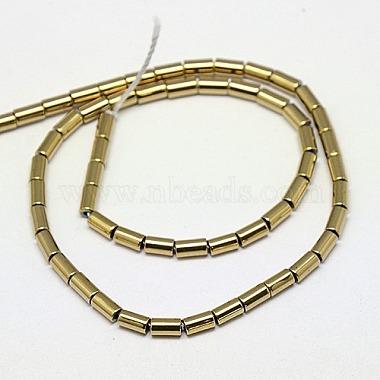 Electroplate Non-magnetic Synthetic Hematite Beads Strands(G-J162-B-01)-2