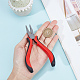1Pc Carbon Steel Jewelry Pliers for Jewelry Making Supplies(AJEW-SC0001-42)-3