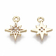 Brass Micro Pave Cubic Zirconia Charms(X-KK-S348-498-NF)-2