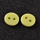 2-Hole Flat Round Resin Sewing Buttons for Costume Design(BUTT-E119-36L-15)-2