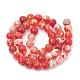 Dyed Natural Crackle Agate Beads Strands(G-T100-03C)-3