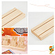 1 Set 2-Slot Wooden Earring Display Card Stands(EDIS-DR0001-07B)-4