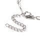 304 pulsera de cadena de clip de acero inoxidable para hombres y mujeres(BJEW-E031-03P-04)-3