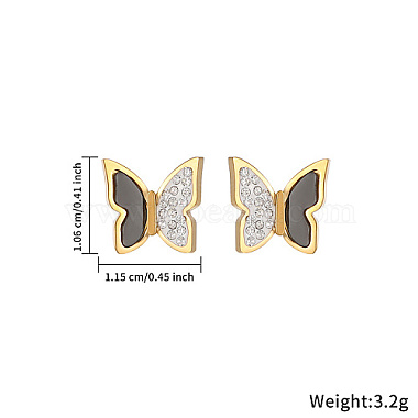 3 Pairs 3 Style 304 Stainless Steel Ear Studs(QZ7453-3)-5