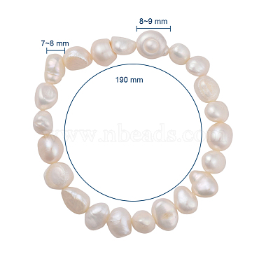 Natural Pearl Stretch Bracelets(BJEW-JB04735-01)-5