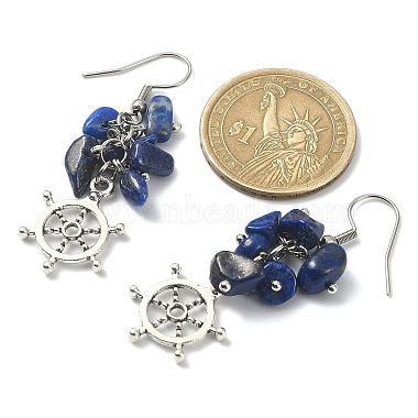 Alloy Dangle Earrings with 304 Stainless Steel Pins(EJEW-JE05363)-2