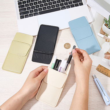 Rectangle Leather Pen Bag(DIY-CL0001-70B)-3