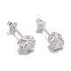 925 Sterling Silver Stud Earrings(EJEW-F265-02S)-1