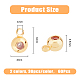 60Pcs 2 Colors Rack Plating Brass Tube Bails(KK-DC0004-19)-2