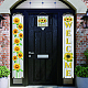 Polyester Hanging Sign for Home Office Front Door Porch Decorations(HJEW-WH0023-007)-5