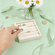 MDF Covered with Velvet Ring Organizer Display Trays(RDIS-WH0011-39B)-3