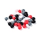 Rondelle Food Grade Eco-Friendly Silicone Focal Beads(SIL-F003-07F)-1