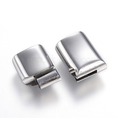 304 Stainless Steel Magnetic Clasps with Glue-in Ends(X-STAS-D159-28P)-2