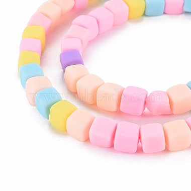 Handmade Polymer Clay Beads Strands(X-CLAY-T020-09F)-3