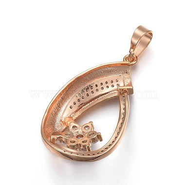 Brass Micro Pave Cubic Zirconia Jewelry Sets(SJEW-F189-12KCG)-3