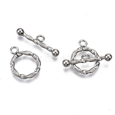 201 Stainless Steel Toggle Clasps(X-STAS-R115-03)-2