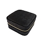 Square Velet Zipper Jewelry Set Boxes(CON-PW0001-184B)-1