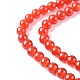 Natural Carnelian Beads Strands(X-G-C076-6mm-2A)-2
