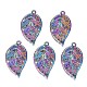 Pendentifs en alliage de couleur arc-en-ciel(PALLOY-N156-188-NR)-1