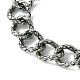 304 Stainless Steel Twisted Bracelets for Women Men(BJEW-C063-06AS)-2