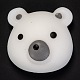 Christmas Theme Bear Shape Stress Toy(AJEW-P085-02)-1
