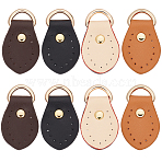 8Pcs 4 Colors Cowhide D Buckle, for Bag Strap, Bag Replacement Accessory, Mixed Color, 46mm, 2pcs/color(FIND-BBC0003-75A)