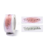 Self-Adhesive Paper Gift Tag Youstickers, Rectangle with Word Thank You for you order Appreciation Stickers Labels, for Party Presents Decorative, Colorful, 7.5x2.5x0.009cm, 150pcs/roll(X-DIY-K039-03A)