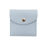 Square Microfiber Jewelry Storage Gift Bags, for Bracelet, Necklace, Ring, Light Steel Blue, 8x8cm(PW-WG66696-03)
