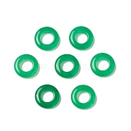 Natural Malasia Jade Linking Rings, Dyed, Round Ring, 13x3.5mm, Inner Diameter: 7~7.5mm(G-G994-E01-01)