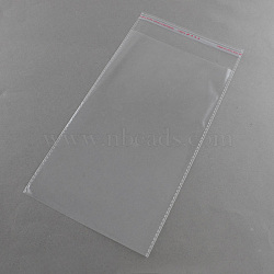 OPP Cellophane Bags, Rectangle, Clear, 27x14cm, Unilateral Thickness: 0.035mm, Inner Measure: 23x14cm(X-OPC-S015-05)