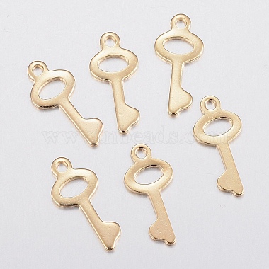Golden Key Stainless Steel Charms
