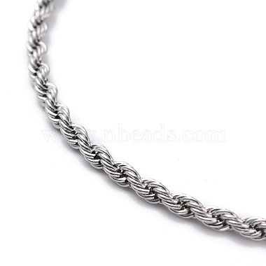 Colliers avec chaîne de corde en 304 acier inoxydable(NJEW-I245-01A-P)-4
