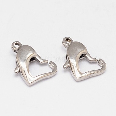 Stainless Steel Color Heart Stainless Steel Clasps