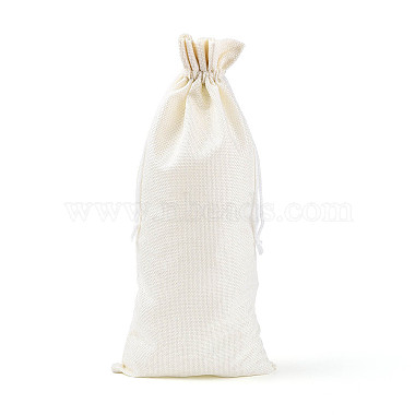 Rectangle Polyester Imitation Burlap Packing Pouches(ABAG-N009-01A)-4