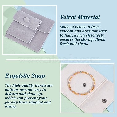 PandaHall Elite 8Pcs 8 Style Square Velvet Jewelry Bags(TP-PH0001-17)-6