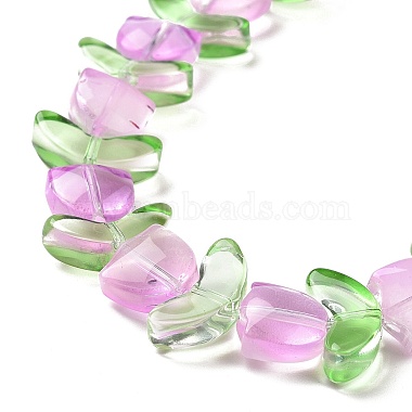 Transparent Glass Beads Strands(X-LAMP-H061-02H)-4