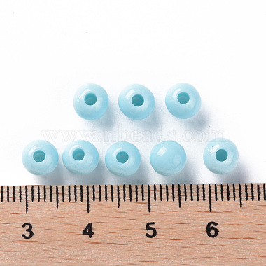 Opaque Acrylic Beads(X-MACR-S370-C6mm-A07)-4