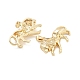 Lion Rack Plating Brass Pendants(KK-G512-14G)-2