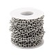 Tarnish Resistant 304 Stainless Steel Textured Cable Chains(STAS-B040-02P)-3