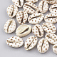 Printed Natural Cowrie Shell Beads(X-SHEL-S274-02E)-1