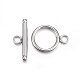 Tarnish Resistant 201 Stainless Steel Toggle Clasps(STAS-F174-02P-B)-2