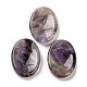 Natural Amethyst Oval Worry Stone(G-R487-01F)-1