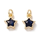 Brass Cubic Zirconia Charms(FIND-Z005-02)-2